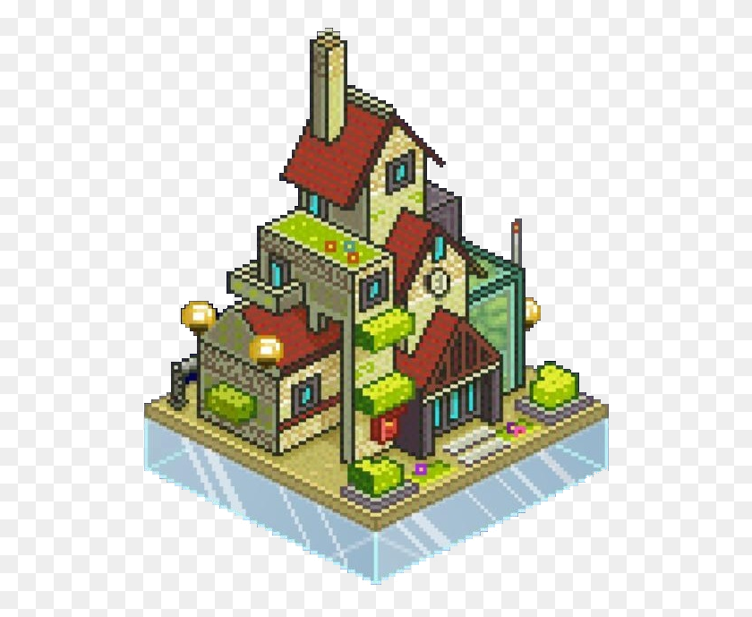 521x629 House Pixel Illustration, Toy, Building, Housing HD PNG Download