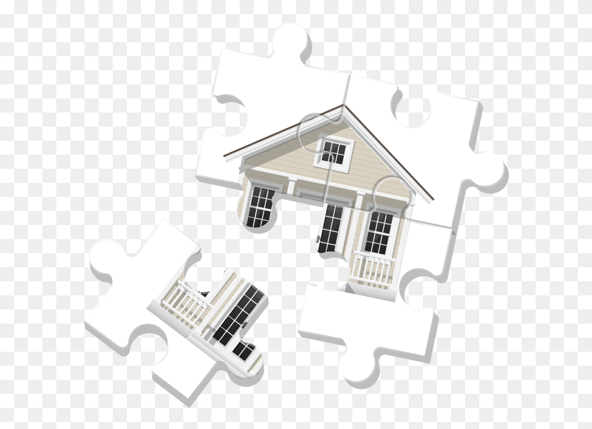604x550 House Puzzle Pieces Jigsaw Puzzle, Game, Housing, Building HD PNG Download