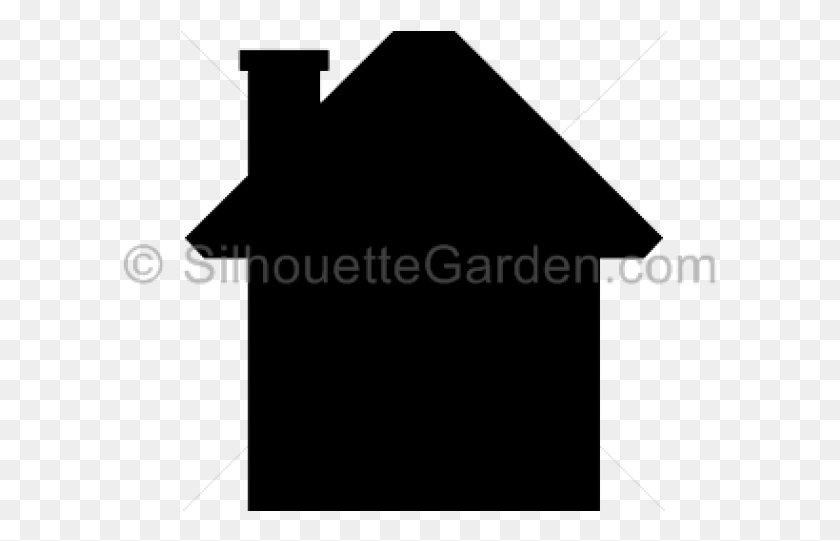 595x481 House Silhouette House, Triangle, Plot, Text HD PNG Download