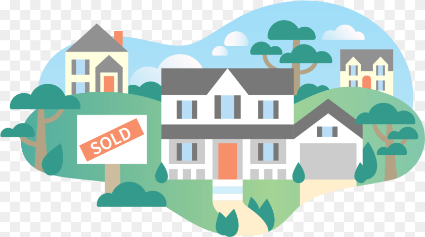 1309x733 House Sold, Neighborhood, City, Architecture, Building Clipart PNG