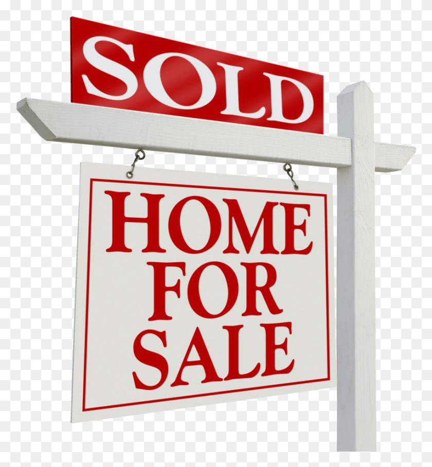851x927 House Sold Sign, Text, Alphabet, Symbol HD PNG Download