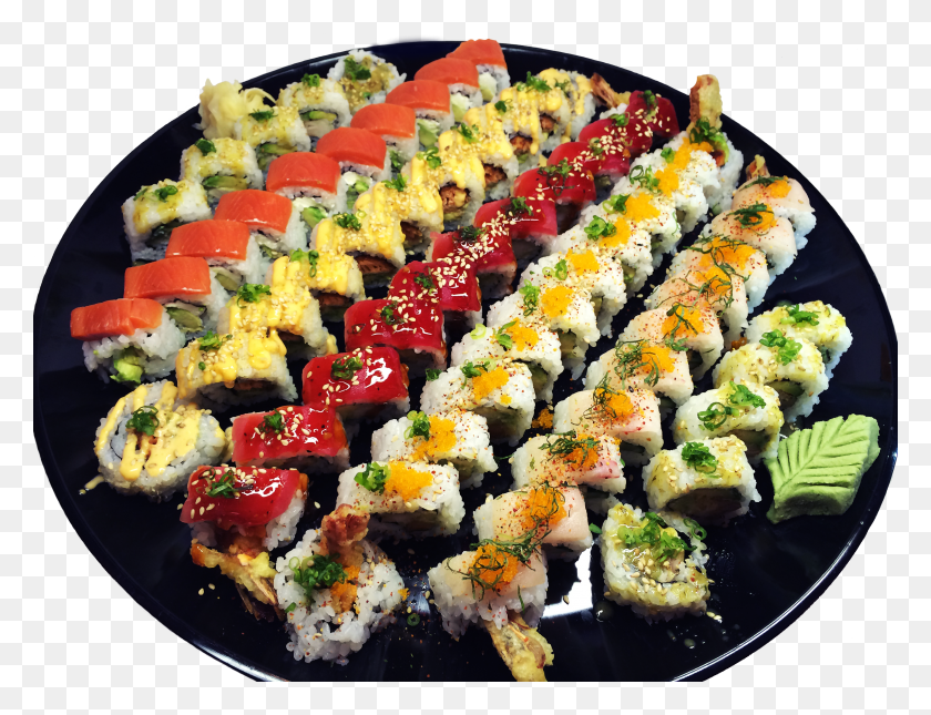 3264x2448 House Specials Platter California Roll HD PNG Download