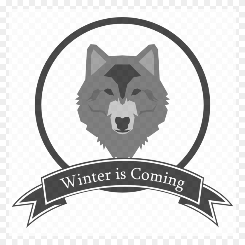894x894 House Stark By Wolf Logo Stark, Symbol, Trademark, Mammal HD PNG Download