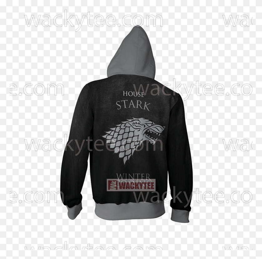 1025x1010 House Stark Game Of Thrones Winter Is Coming New Look Sweatshirt, Clothing, Apparel, Hoodie HD PNG Download