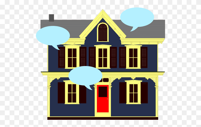 542x469 House Swatch Darkblue Comments Illustration, Housing, Building, Neighborhood HD PNG Download