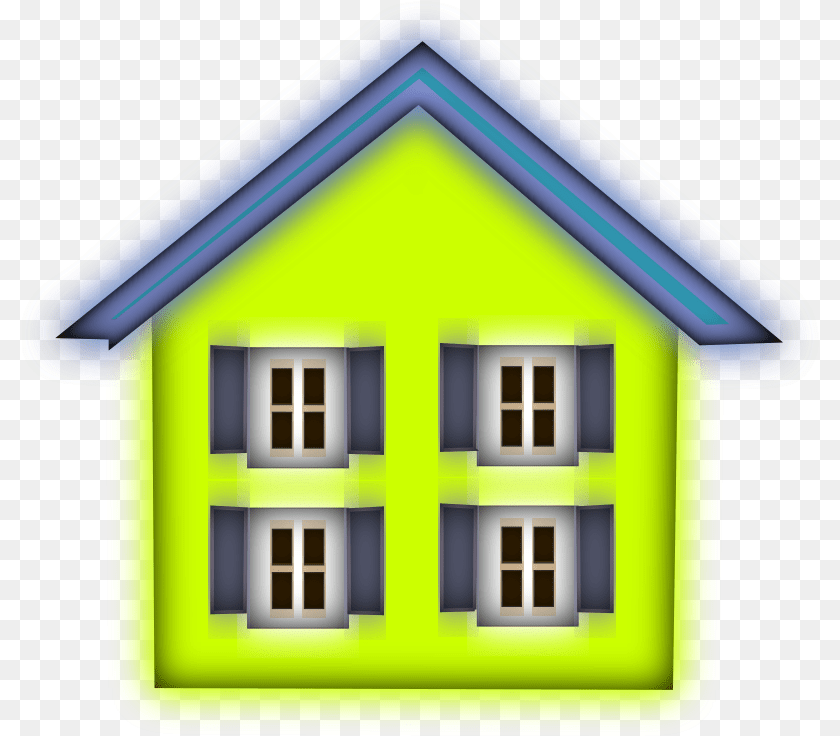 798x736 House With Four Windows Neighborhood, Architecture, Building, Housing Clipart PNG