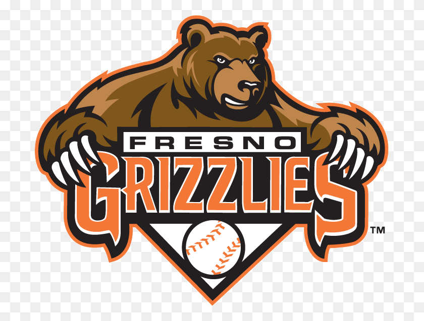 701x577 Houston Astros Aaa Affiliate Fresno Grizzlies Baseball Logo, Wildlife, Animal, Mammal HD PNG Download