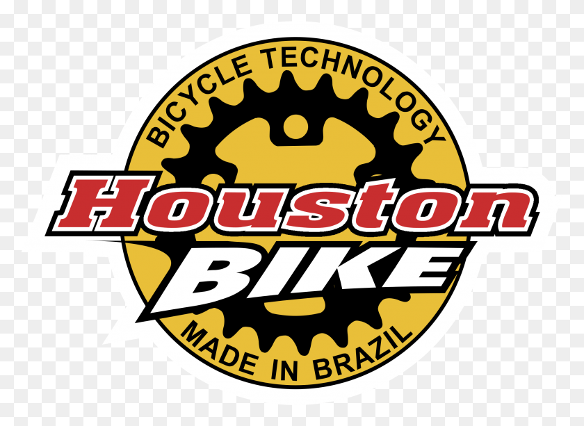 2396x1699 Houston Bike Logo Transparent Houston Bike Logo, Label, Text, Symbol HD PNG Download