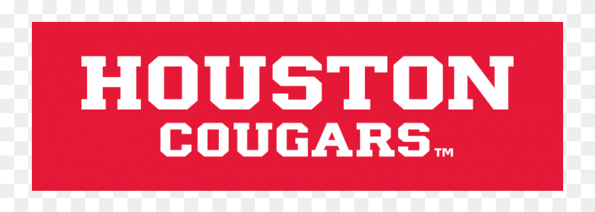751x240 Houston Cougars Iron On Stickers And Peel Off Decals Houston Cougars, Текст, Логотип, Символ Hd Png Скачать