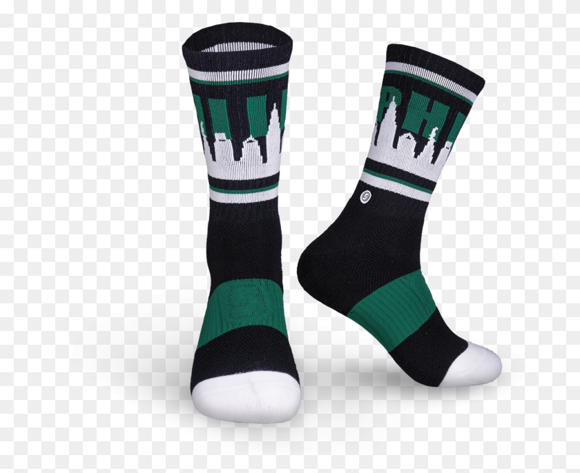 719x626 Houston Skyline Socks, Clothing, Apparel, Sock HD PNG Download