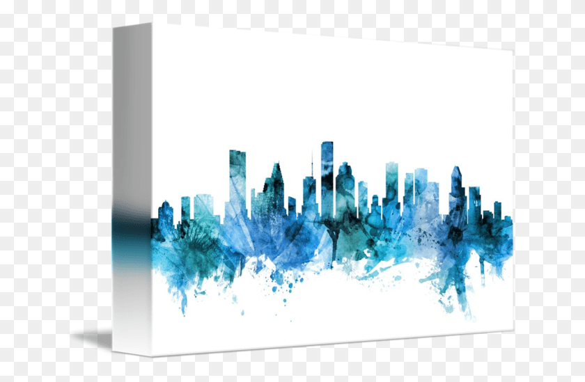 650x489 Houston Skyline Transparent Background Houston Skyline, Canvas, Crystal HD PNG Download