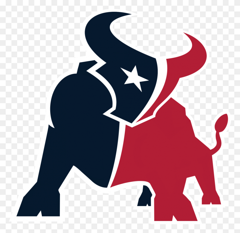 989x955 Houston Texans Bull Logo Houston Texans Bull Logo, Crowd, Text, Symbol HD PNG Download