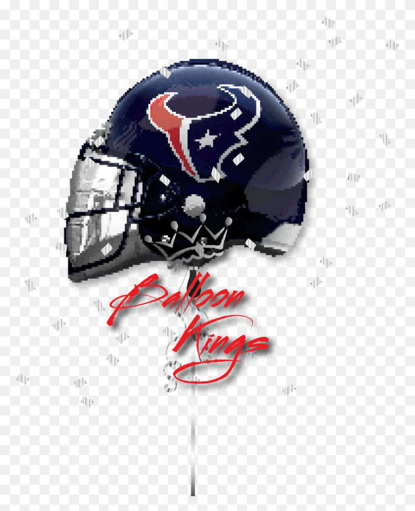 840x1048 Houston Texans Helmet Nfl Balloon, Одежда, Одежда, Футбольный Шлем Png Скачать