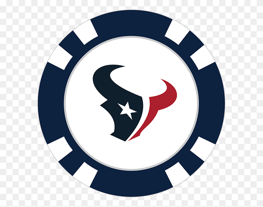 600x602 Houston Texans Poker Chip Ball Marker Houston Texans Circle Logo, Symbol, Emblem, Trademark HD PNG Download