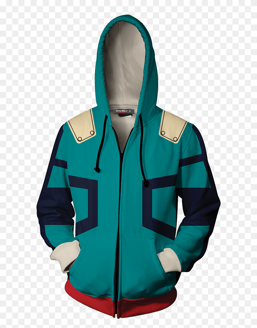 603x1010 Hover To Zoom Fallout Vault Suit Hoodie, Clothing, Apparel, Jacket HD PNG Download