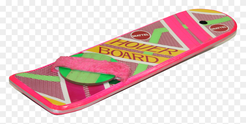 2794x1304 Hoverboard Backtothefuture Martymcfly Movie Prop Back To The Future Hoverboard, Text, Pencil Box, Clothing HD PNG Download