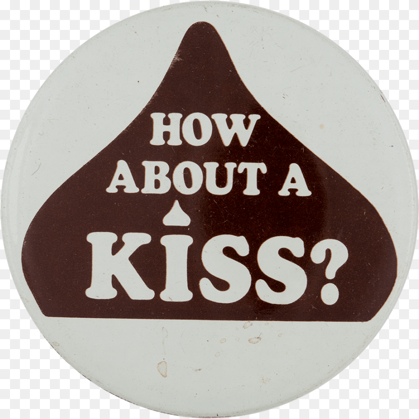How About A Hershey Kiss Language, Badge, Logo, Symbol, Text PNG
