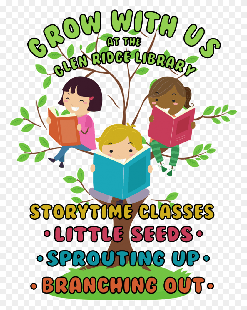 916x1167 How Can A Parent Or Care Giver Make The Most Of Storytime Tree With Books Clip Art, Advertisement, Poster, Flyer HD PNG Download