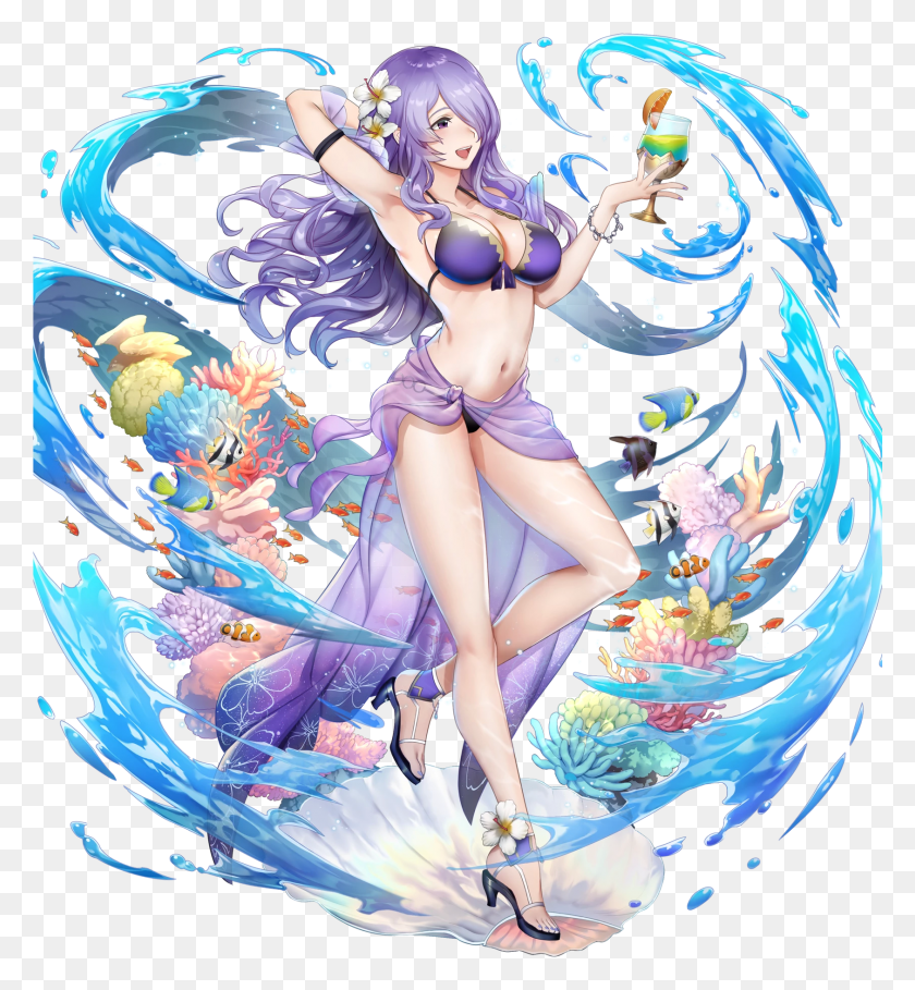 1685x1836 How Can Anyone Hate Bikini Camilla When She Has That Fire Emblem Heroes Camilla Tropical, Person, Human, Leisure Activities HD PNG Download