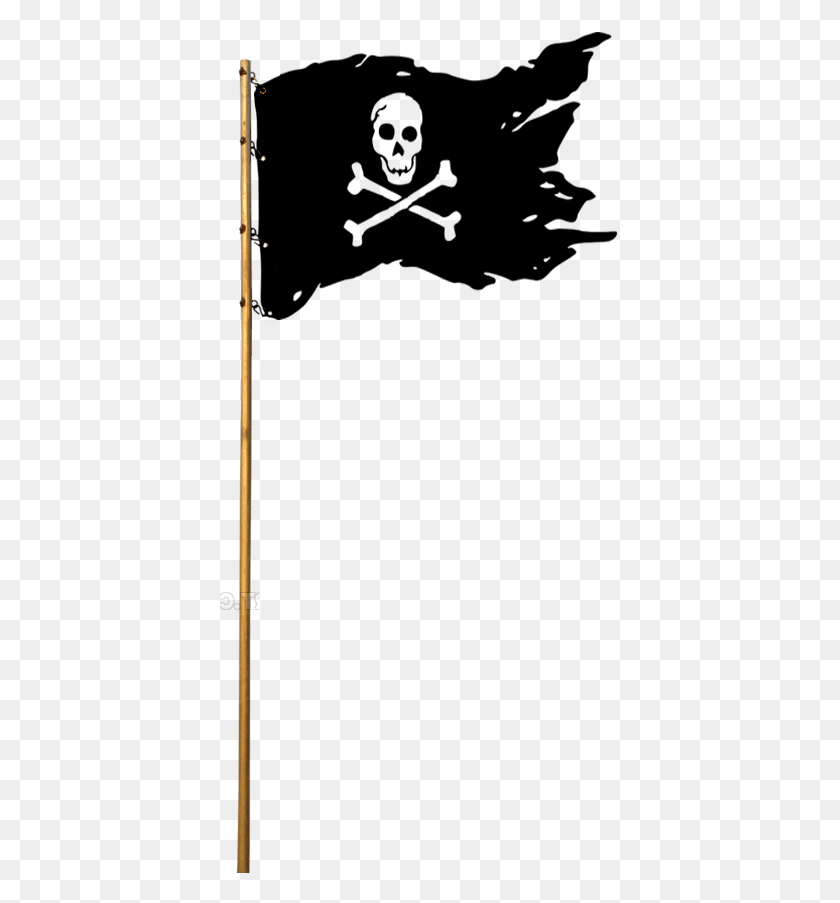 400x843 Descargar Png Bandera Pirata Png
