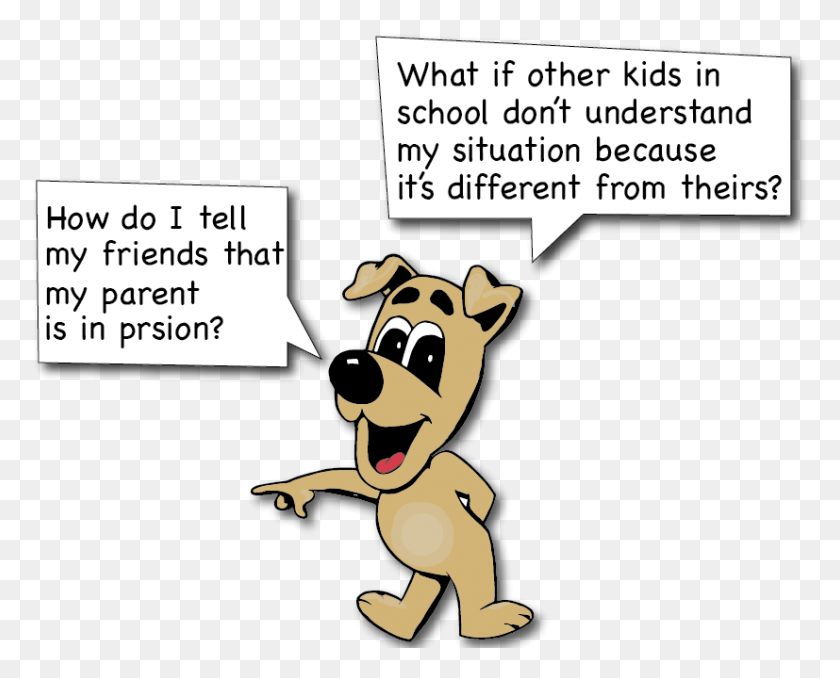 827x656 How Do I Tell My Friends That My Parent Is In Prison Cartoon, Mammal, Animal, Pet HD PNG Download
