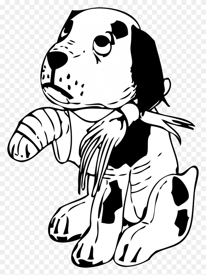 939x1280 How Do Pet Emergencies Happen Hurting Animals Clipart Black And White, Stencil, Animal, Mammal HD PNG Download