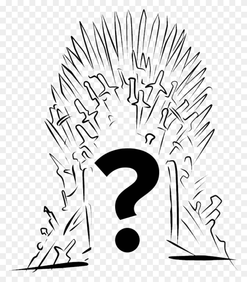 1076x1240 How It Works Iron Throne Easy Drawing, Furniture, Chair HD PNG Download