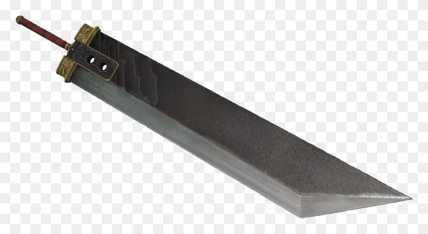 1261x647 How Much Would This Knife Sell For In Cs Final Fantasy Buster Sword, Wedge, Blade, Weapon HD PNG Download