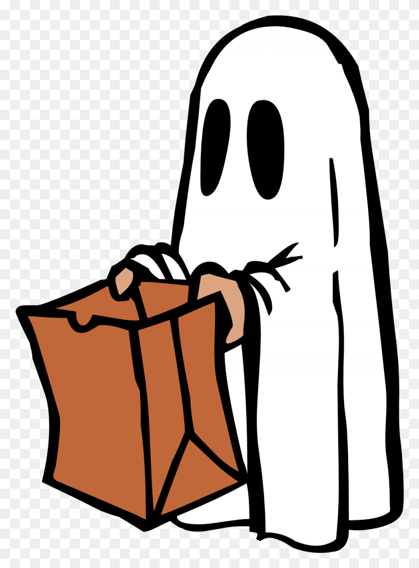 975x1349 How To Be Last Minute Halloween Ghouls Oakton Outlook Trick Or Treat Ghost, Clothing, Apparel, Gift HD PNG Download