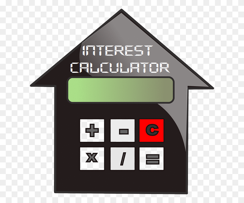 634x640 How To Calculate Compound Interest And Simple Interest Mortgage Calculator Logo, Machine, Text, Atm HD PNG Download