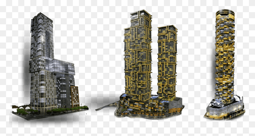 900x448 Как Выбрать Масштаб Архитектурных Моделей Tower Block, Многоэтажный, Город, Городской Hd Png Скачать