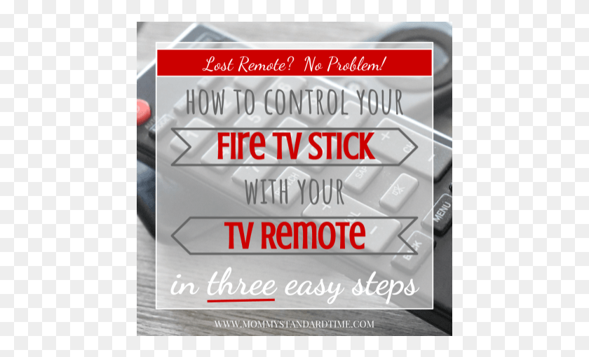 451x450 How To Control Your Fire Tv Stick With Your Tv Remote Flyer, Text, Poster, Advertisement HD PNG Download