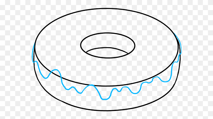 592x411 How To Draw A Donut Circle, Light, Outdoors, Nature HD PNG Download