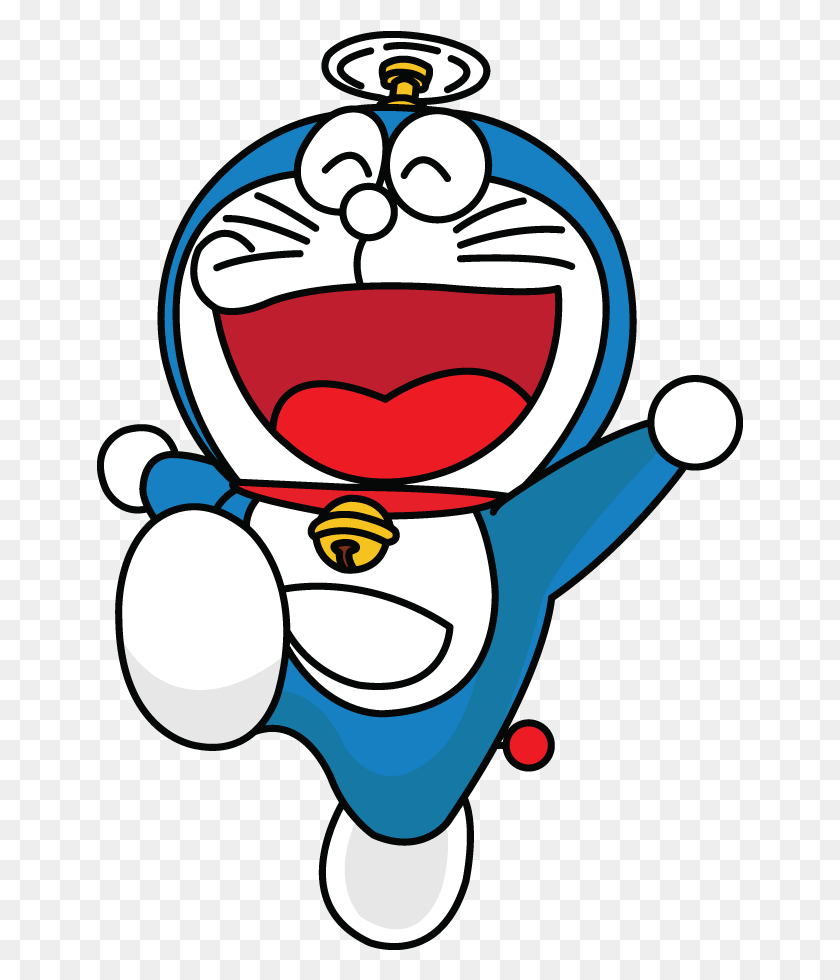 647x920 How To Draw A Doraemon Easy Step By Drawing Tutorial Doraemon Drawing With Colour, Chef, Performer, Scissors HD PNG Download