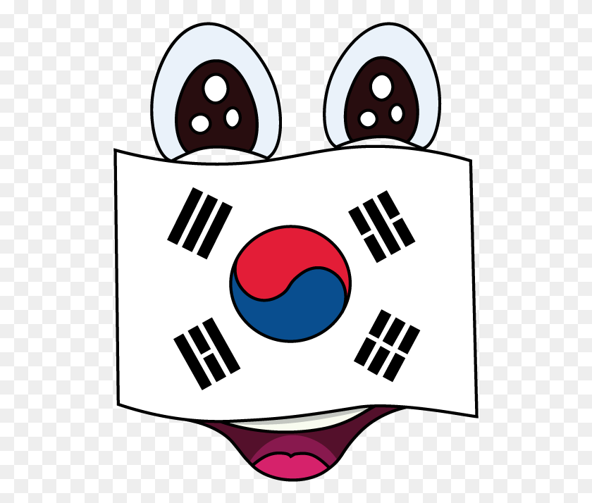 519x654 Descargar Png / Bandera De Corea Del Sur Png