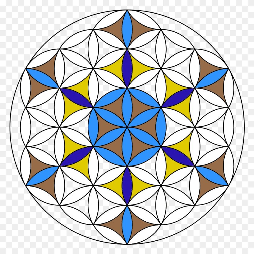 993x993 How To Draw A Flower Of Life With Only A Compass Americinn Hotel Logo, Pattern, Ornament, Fractal HD PNG Download