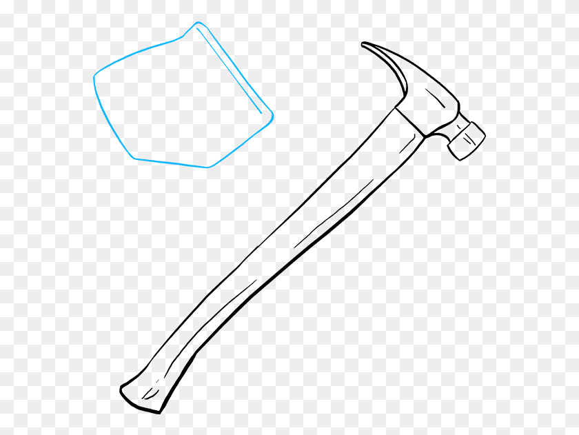 571x571 How To Draw A Hammer And Saw Draw Tools, Symbol, Sign HD PNG Download