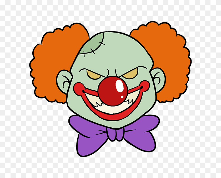 How To Draw A Scary Clown, Performer, Person, Face, Head Transparent PNG
