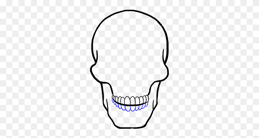 257x387 Cómo Dibujar Una Calavera Y Tibias Cruzadas Dibujar Una Calavera, Al Aire Libre, La Naturaleza, La Luna Hd Png Descargar