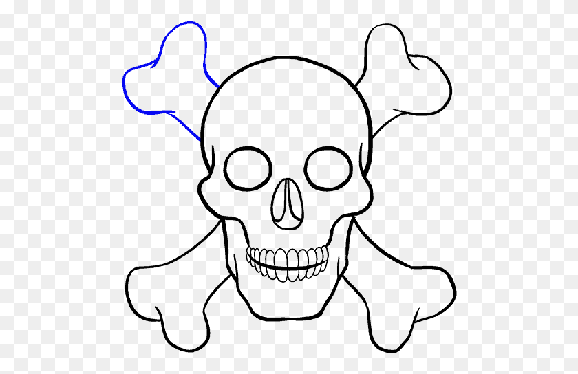 488x484 How To Draw A Skull Step By Step Tutorial Easy Drawing Skull Drawings Easy Small, Outdoors, Text, Light HD PNG Download