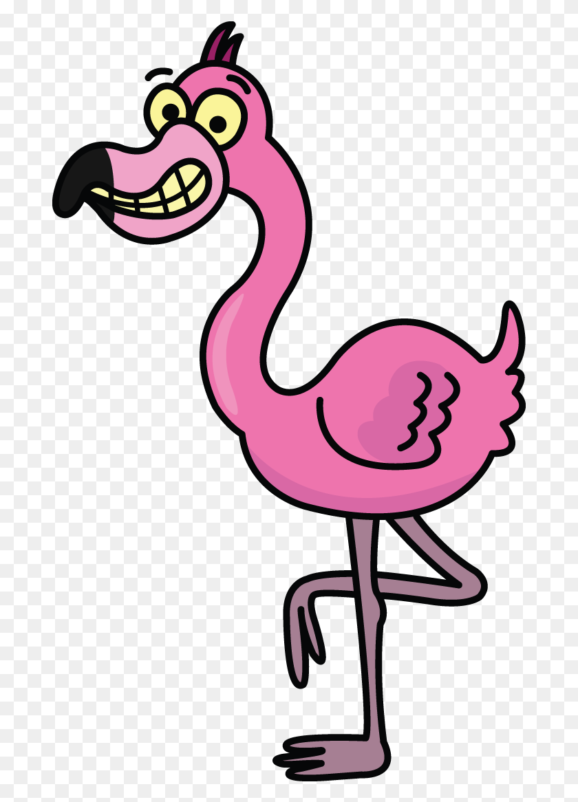 689x1106 How To Draw A Transparent Flamingo Drawing, Bird, Animal HD PNG Download
