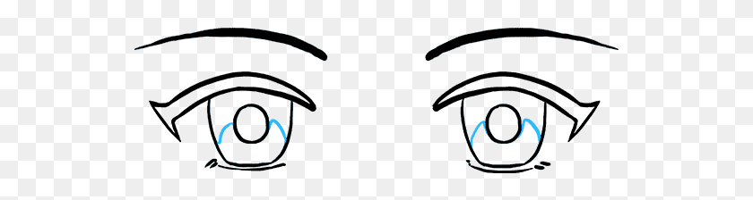 541x164 How To Draw Anime Eyes Male Drawings Of Eyes Anime, Leisure Activities, Guitar, Musical Instrument HD PNG Download