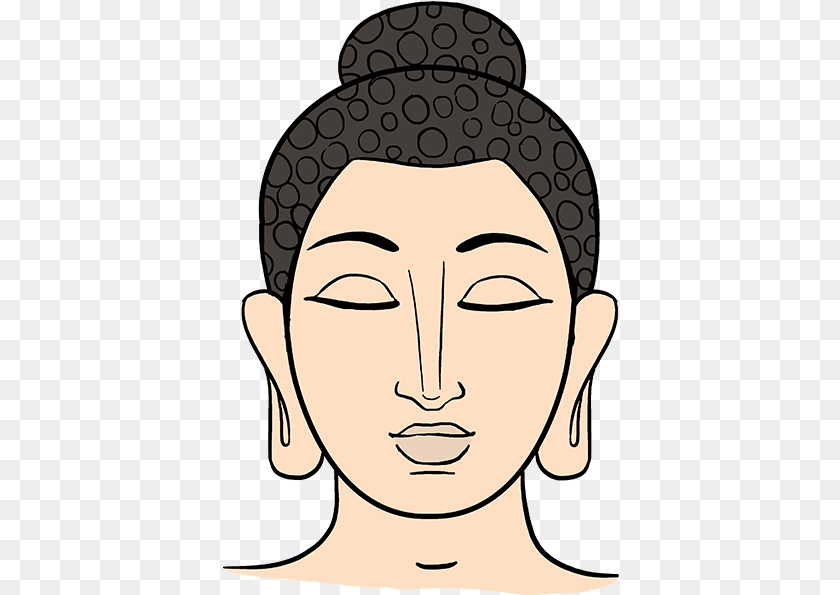 397x595 How To Draw Buddha Drawing, Art, Prayer, Adult, Female Clipart PNG