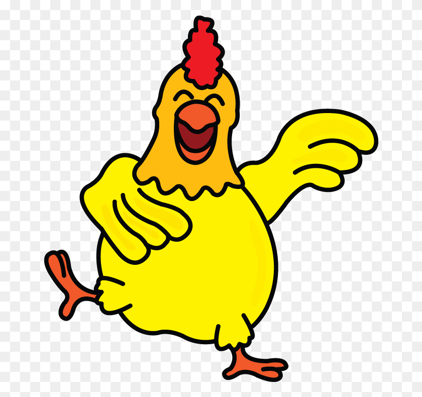 666x730 How To Draw Chicken Drawing Transparent, Plant, Bonfire, Flame HD PNG Download