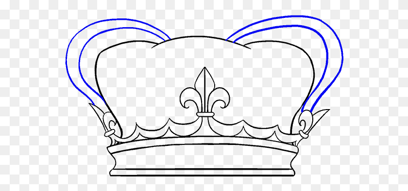 574x334 How To Draw Crown Easy Princess Crown Drawing, Light, Outdoors, Nature HD PNG Download