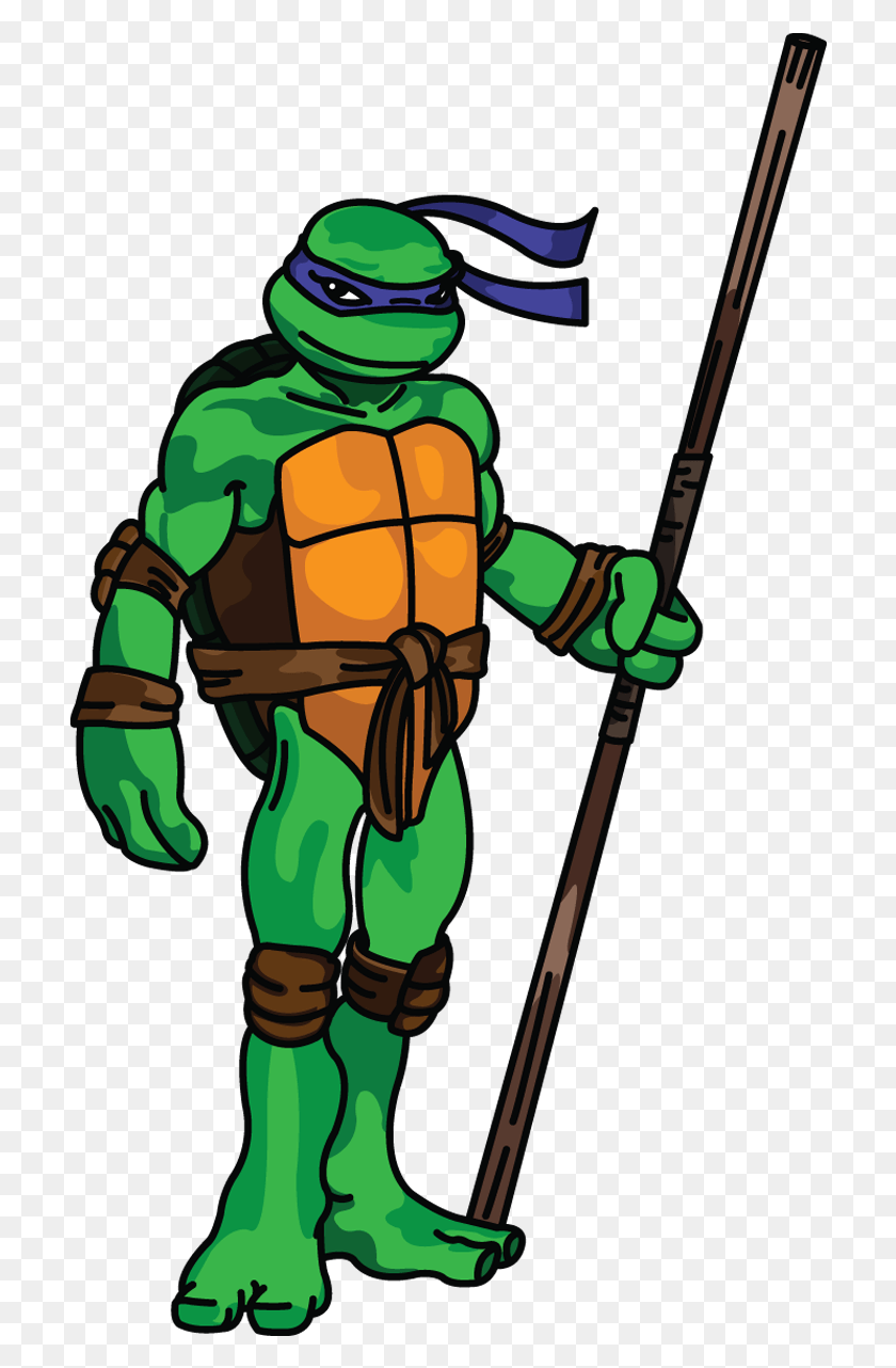 710x1222 How To Draw Donatello From Ninja Turtles Cartoons Teenage Mutant Ninja Turtles Drawings Donatello, Person, Human, Helmet HD PNG Download