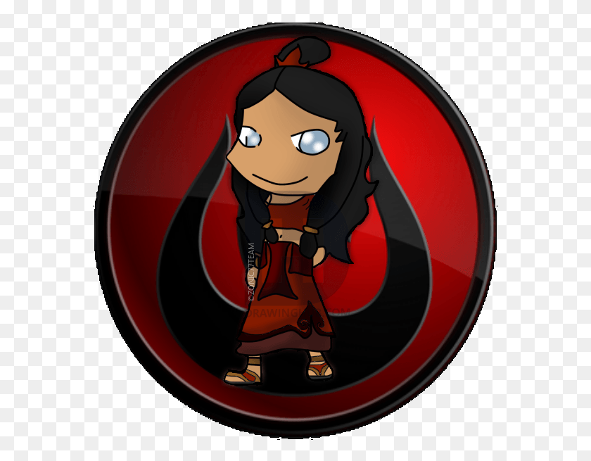575x595 How To Draw Fire Nation Chibi Katara Cartoon, Label, Text, Plant HD PNG Download