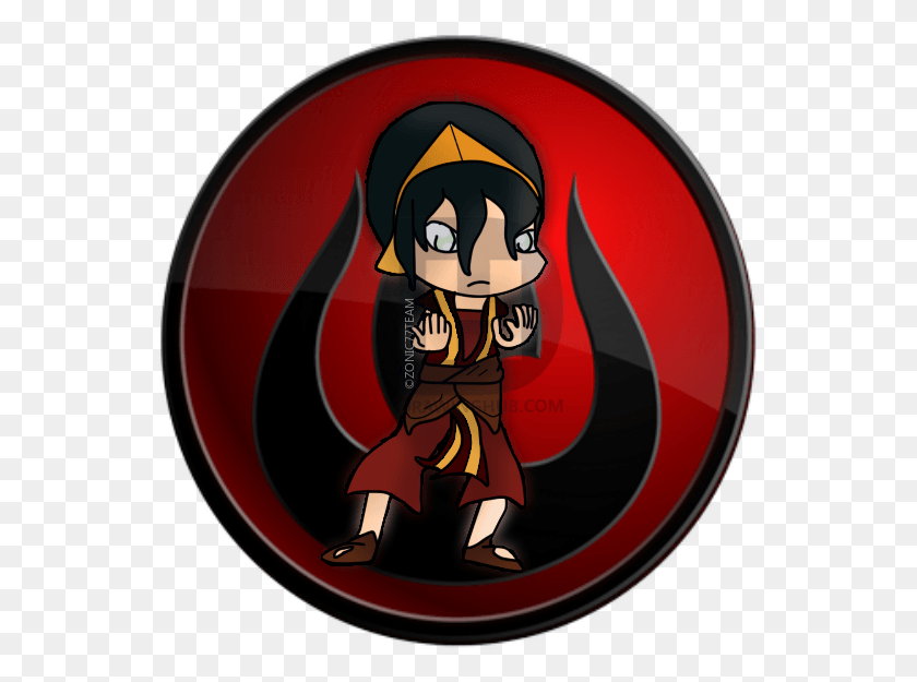 549x565 How To Draw Fire Nation Chibi Toph Avatar Fire Nation Symbol, Pirate, Armor, Samurai HD PNG Download