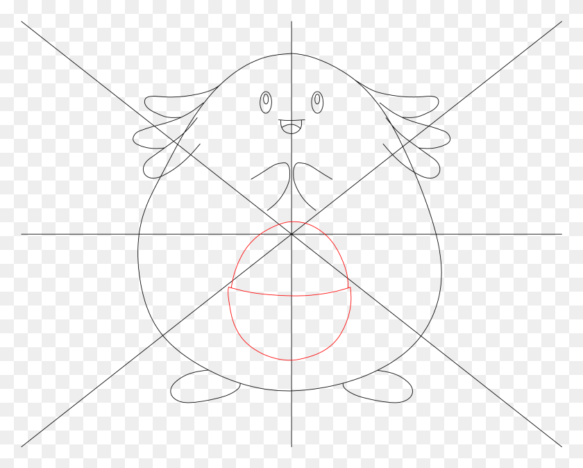 3024x2381 How To Draw Pokemon Chansey Step Line Art, Nature, Outdoors, Eclipse HD PNG Download