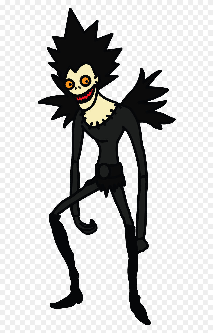546x1251 How To Draw Ryuk From Death Note Manga Easy Step Steps To Draw Death Note, Face, Bird, Animal HD PNG Download